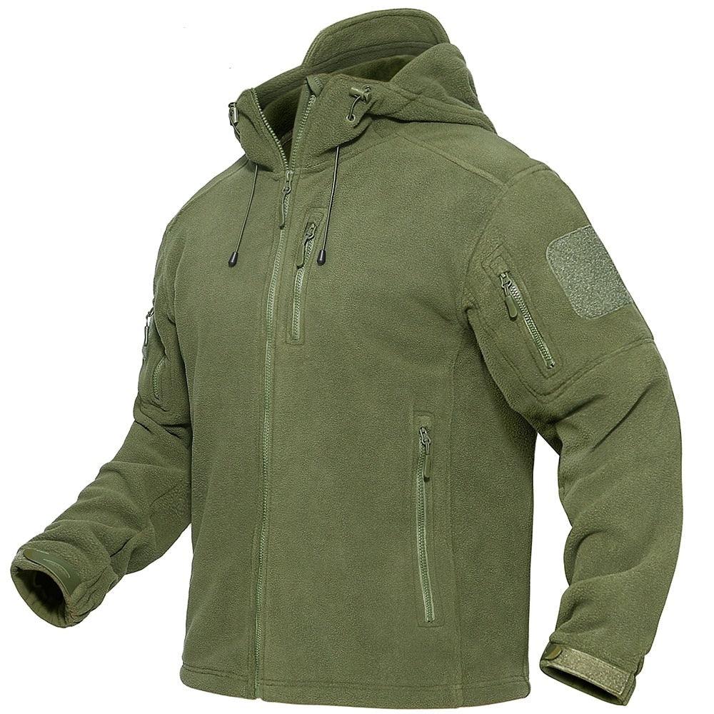 Men's Waterproof Tactical Fleece Work Jacket