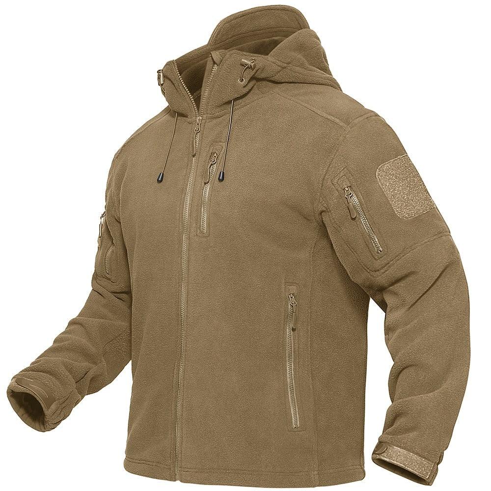 Men's Waterproof Tactical Fleece Work Jacket
