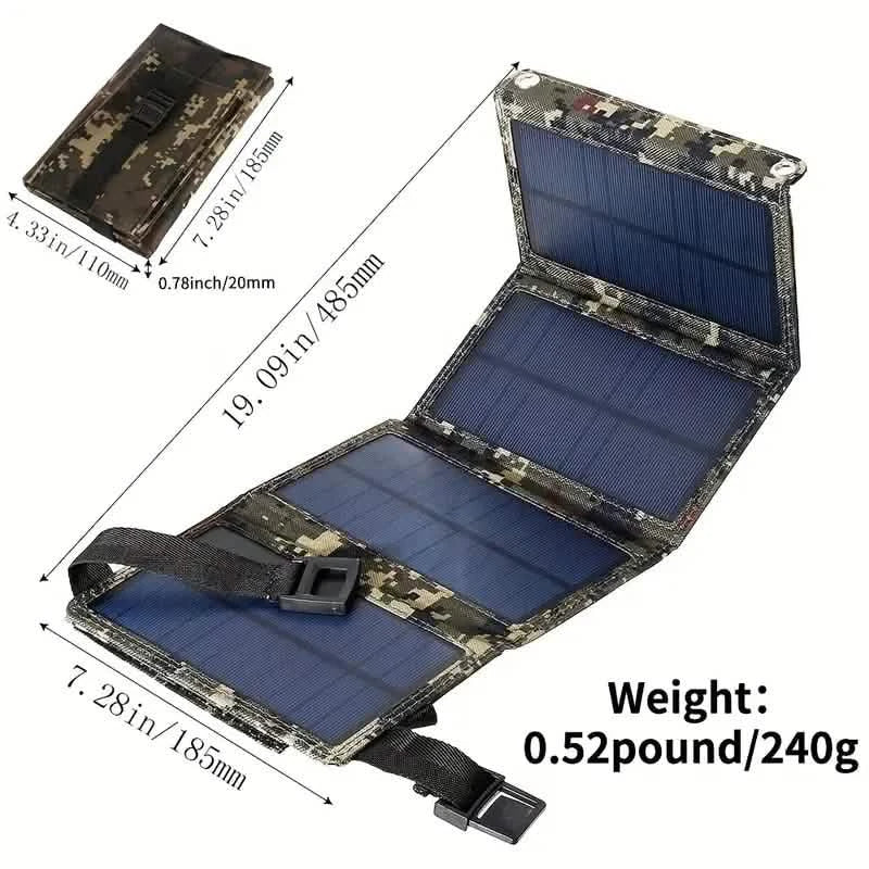 Foldable USB Solar Panel