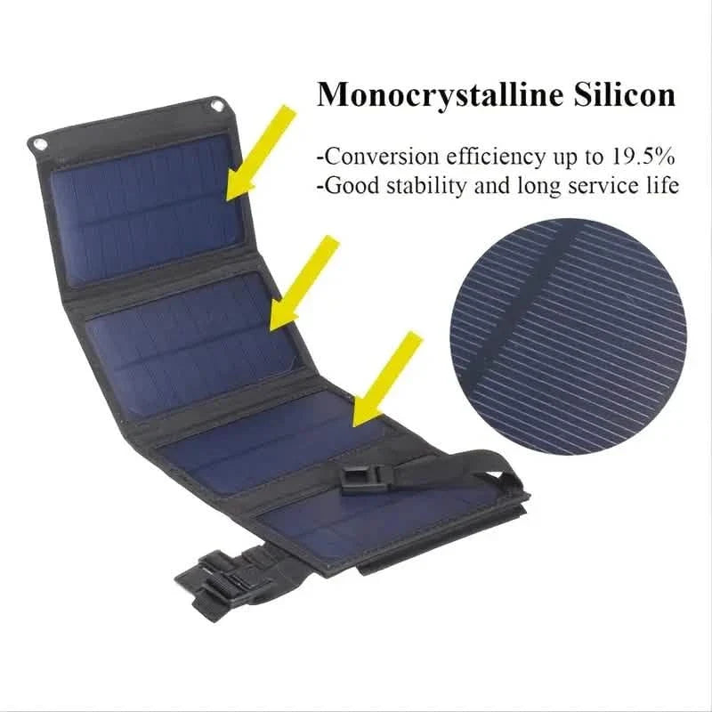 Foldable USB Solar Panel