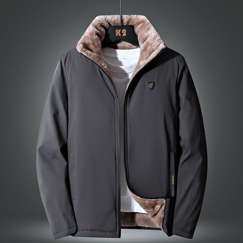 Men's Windproof Thick Fleece Jacket