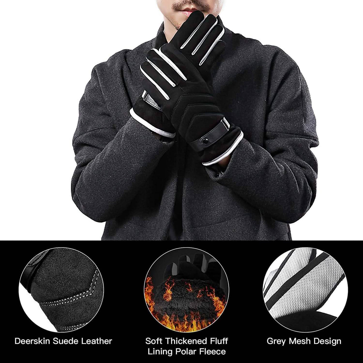 Windproof Thermal Anti-Slip Gloves