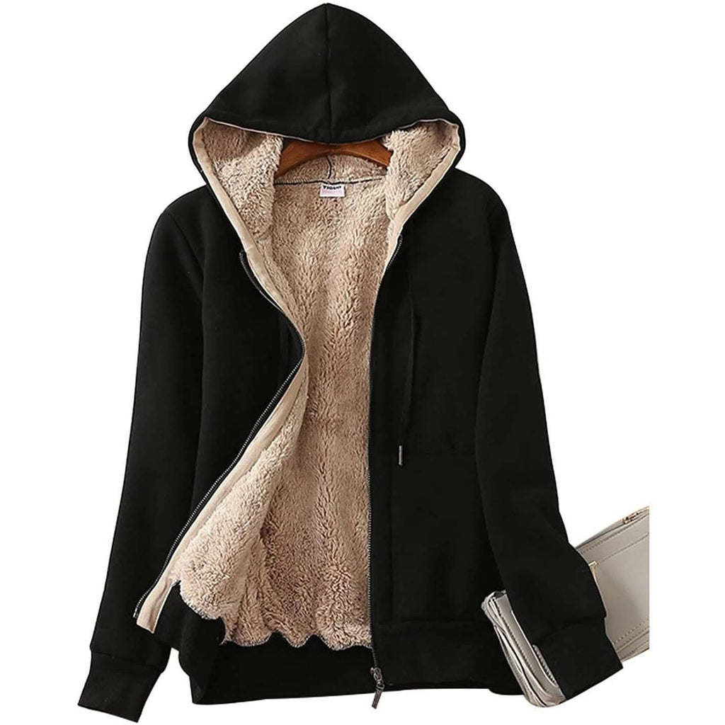 Women's Sherpa-Lined Hooded Jacket