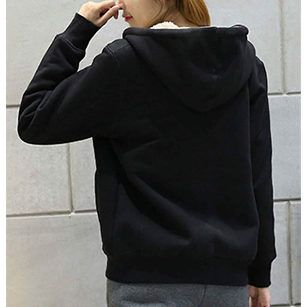 Women's Sherpa-Lined Hooded Jacket