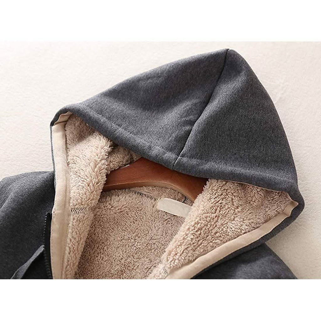 Women's Sherpa-Lined Hooded Jacket